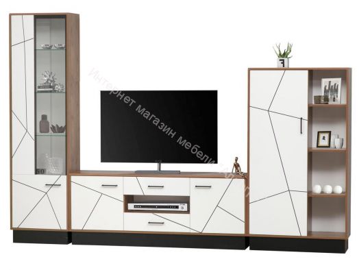 Модульная Гостиная Гамма, Таксония/Белый