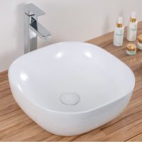 Раковина накладная BelBagno BB1301 без отверстий 42.5х42.5 см схема 1