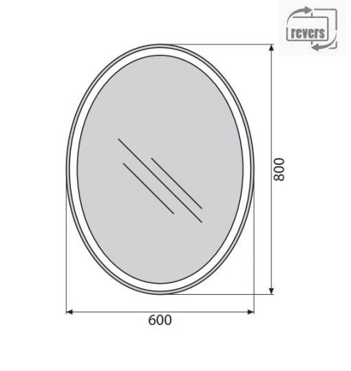 Зеркало для ванной комнаты BelBagno SPC-VST-600-800-LED-BTN ФОТО