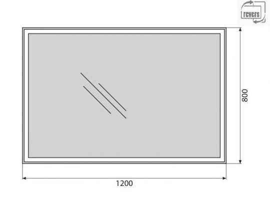 Зеркало для ванной комнаты BelBagno SPC-GRT-1200-800-LED-BTN ФОТО