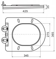 Чёрный подвесной унитаз BelBagno Colorato BB062CHR-MB схема 10