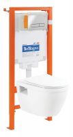 Безободковый унитаз BelBagno Loto BB070CHR схема 7