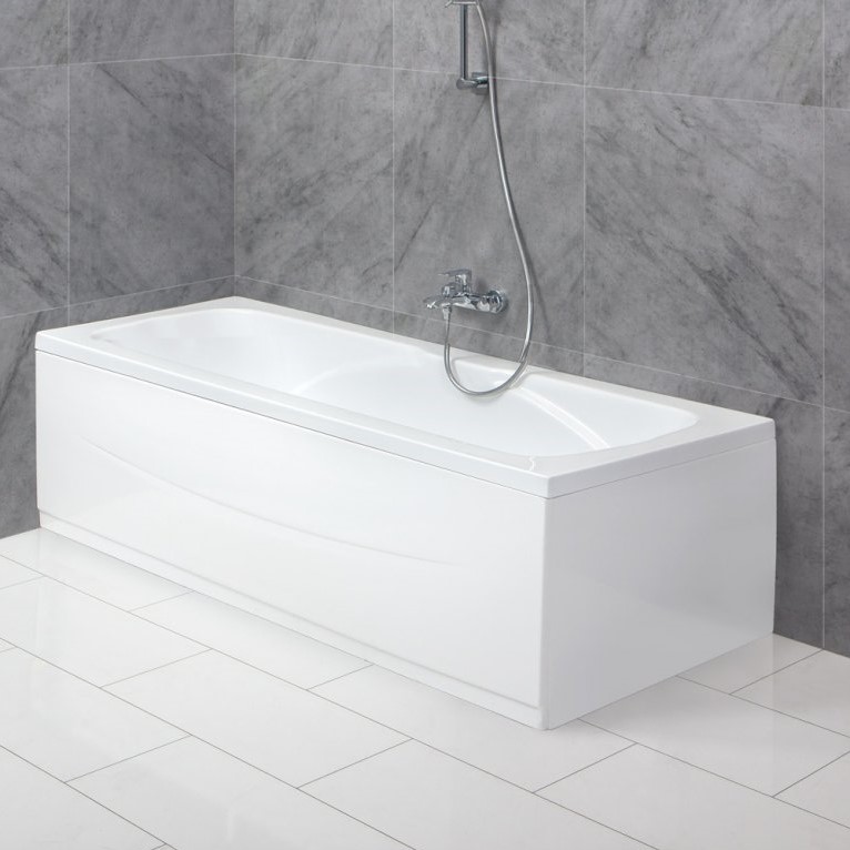 Ванна акриловая с защитным экраном Belbagno BB104 180x80