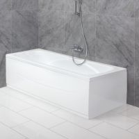 Ванна акриловая с защитным экраном Belbagno BB104 180x80 схема 1