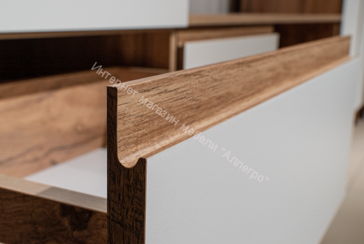 Стол журнальный 53.08 Авалон, Дуб вотан/Белый