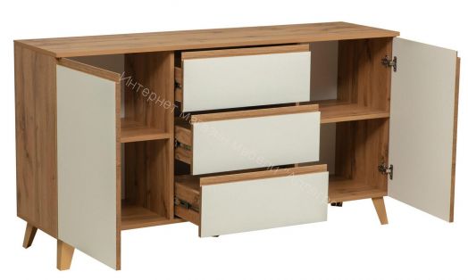 Тумба 53.06 Авалон, Дуб вотан/Белый