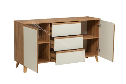 Тумба 53.06 Авалон, Дуб вотан/Белый