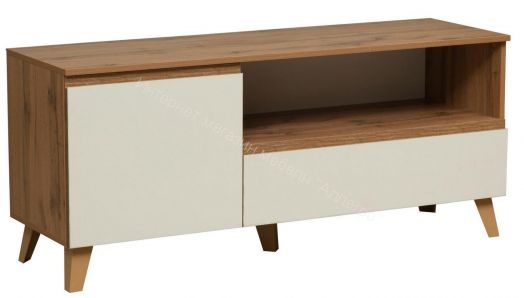 Тумба под ТВ 53.07 Авалон, Дуб вотан/Белый