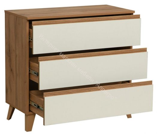 Комод 53.05 Авалон, Дуб вотан/Белый