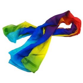 Multicolored Silk Streamer 450cm*16cm) Разноцветный шёлковый стример