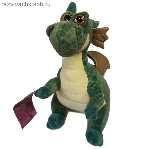 Мягкая игрушка Зеленый Дракончик.
