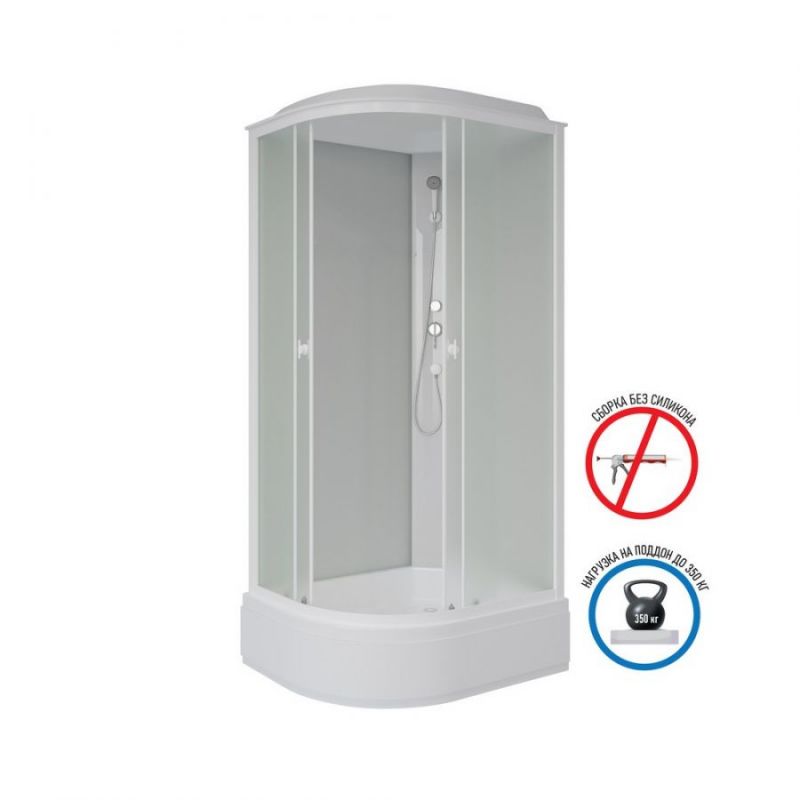 Душевая кабина Niagara Promo P90/70/26R/MT, средний поддон 90x70