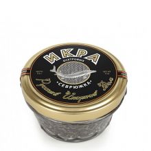 Икра чёрная Севрюжья Russian Caviar House "Севрюжка" непастеризованная стекло твист - 113 г (Россия)