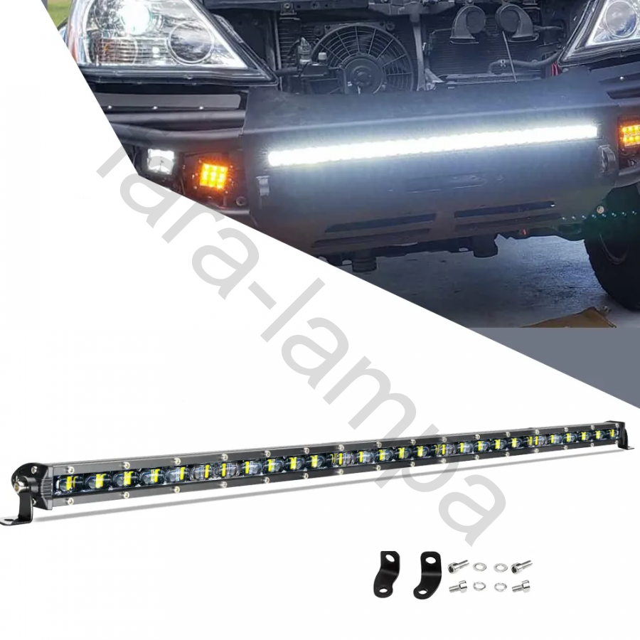 Светодиодная балка тонкая 108 ватт ближний свет