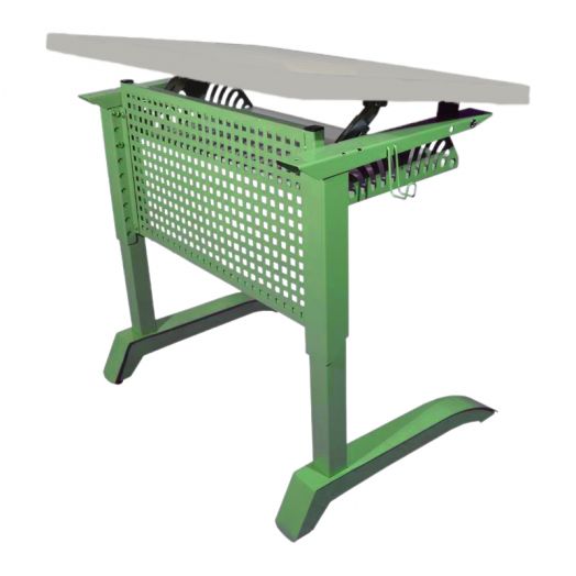 МАГНАТ Стол регулируемый 2-местный, с углом наклона, перфорацией и пеналом