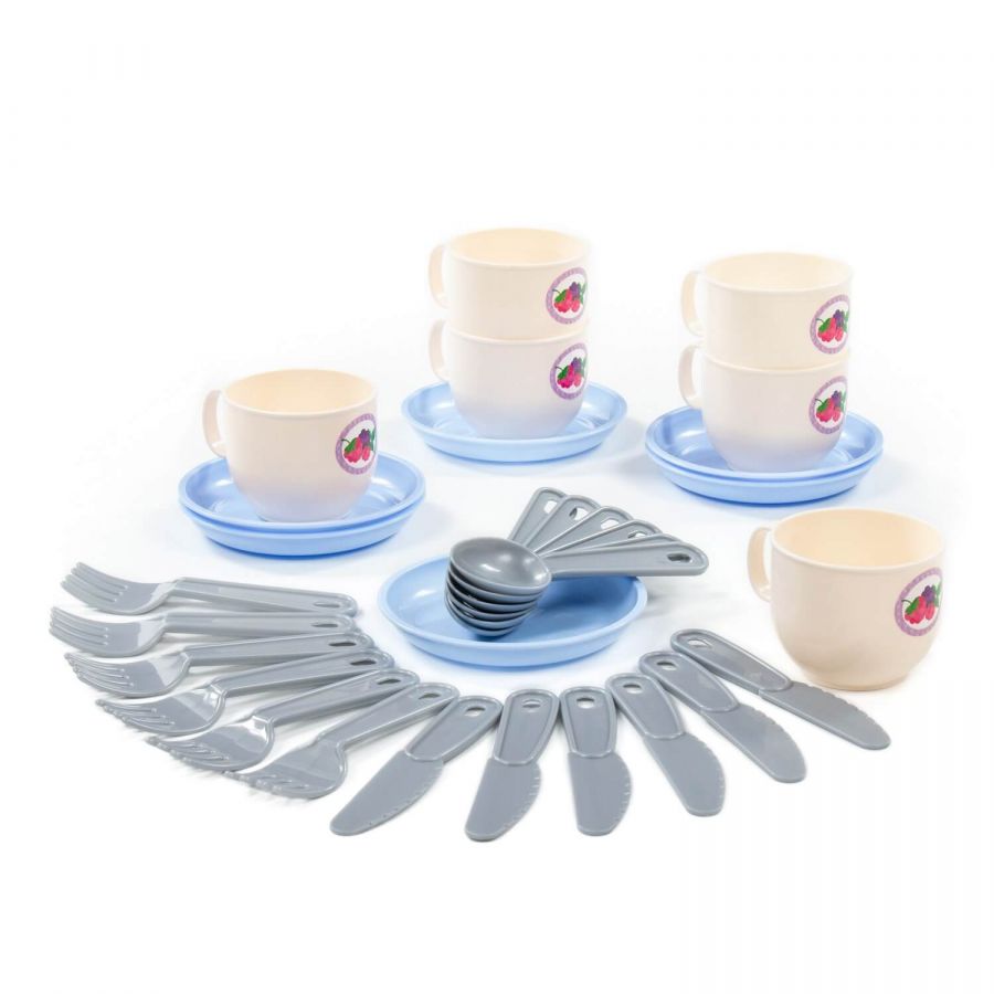 Набор детской посуды "Минутка" на 6 персон (V2) (30 элементов) (в сеточке)