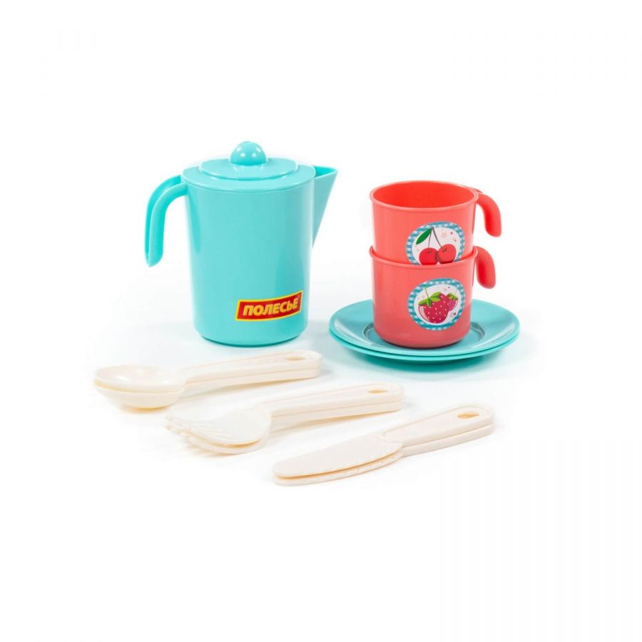Набор детской посуды "Анюта" на 2 персоны (V3) (12 элементов) (в сеточке)