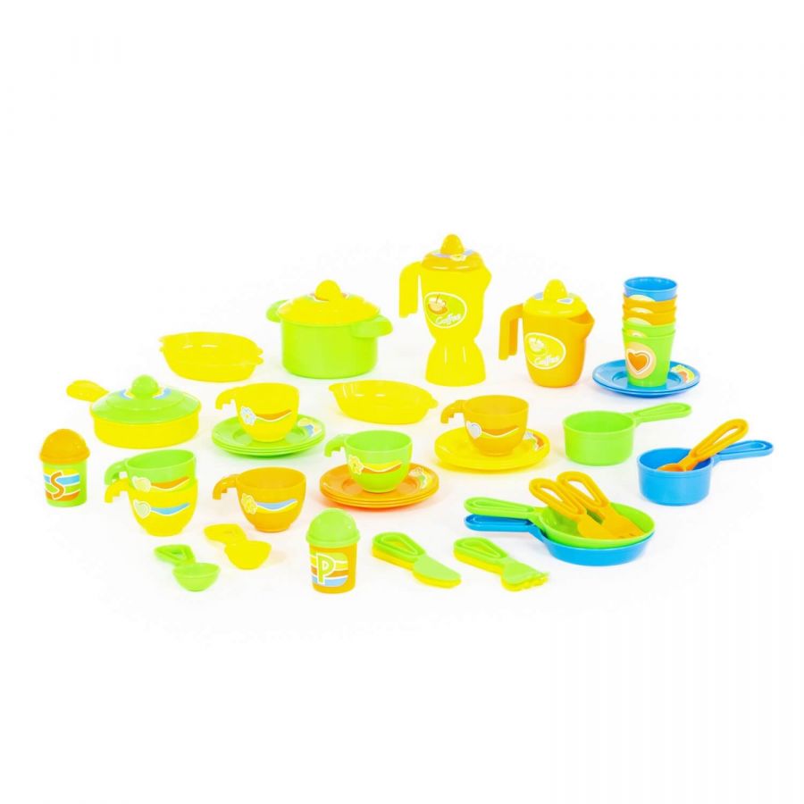 Набор детской посуды (50 элементов) (в коробке)