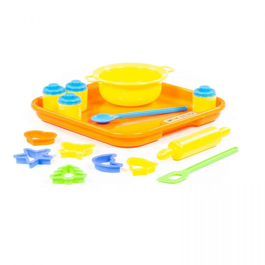 Набор детской посуды для выпечки №1 с подносом