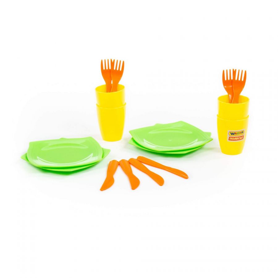 Набор детской посуды столовый на 4 персоны