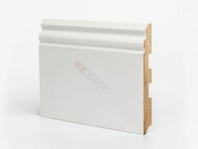 Плинтус Напольный МДФ Ликорн U105-150 Белый В150хТ16хД2050 мм DeArtio.