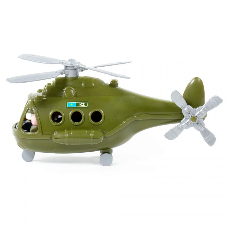 Вертолёт военный "Альфа" (в сеточке) (KZ)