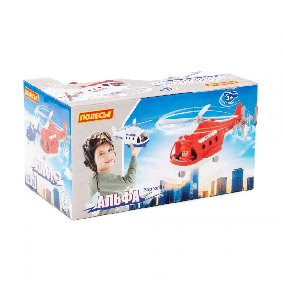 Вертолёт - скорая помощь "Альфа" (в коробке)