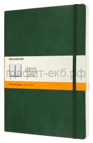 Книжка зап.Moleskine XLarge Soft Classik линейка зеленый QP621K15