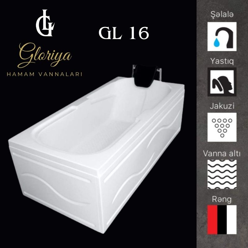 GLORİYA düz vannaları GL16 - 180*80 sm