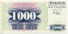 Босния и Герцеговина 1000 динаров 1992