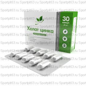 Natural Supp Zinc Chelate 30 caps(Блистер)