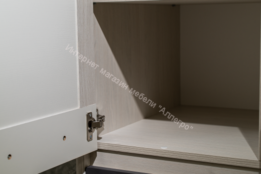 Тумба прикроватная 45.17 Лиана, Ясень анкор светлый/Ясень графит/Патина