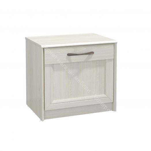 Тумба прикроватная 45.17 Лиана, Ясень анкор светлый/Ясень графит/Патина