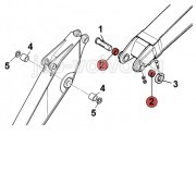 Втулка в ушко стрелы [JLV1797] для JCB JS160W 