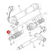 Ремкомплект гидроцилиндра рукояти (120Х85) Проверка VIN! [903/20265], предназначенный для JCB JS160W 