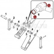 Уплотнение в ушко штока г/цилиндра ковша [LAU0130] для JCB JS200W 