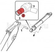 Втулка в ушко штока г/цилиндра рукояти [332/H5523] для JCB JS240 