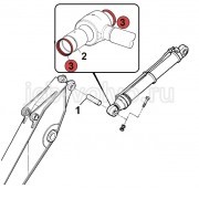Уплотнение в ушко штока г/цилиндра рукояти [903/21068] для JCB JS330 