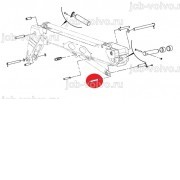 Палец в шток г/цилиндра смещения стрелы [811/50550] для погрузчика JCB 535-125 