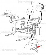 Палец механизма быстросъема [811/90265] для погрузчика JCB 540-140 