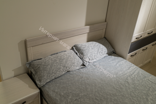 Спальный гарнитур Лиана, Ясень анкор светлый/Ясень графит/Патина