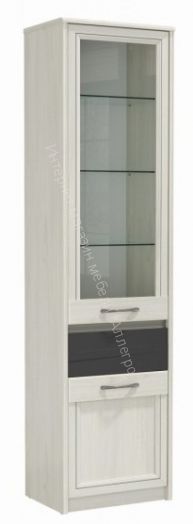 Спальный гарнитур Лиана, Ясень анкор светлый/Ясень графит/Патина