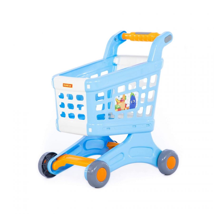 Тележка для маркета "Натали" (голубая)