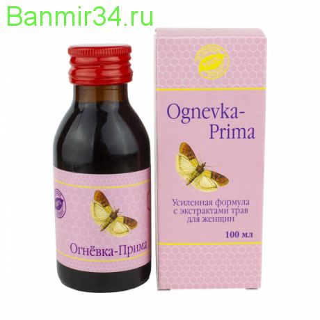 Настойка для женского здоровья «ОГНЁВКА ПРИМА» / 100 мл