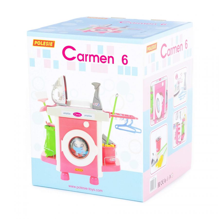 Набор "Carmen" №6 с аксессуарами и утюжком (в коробке)