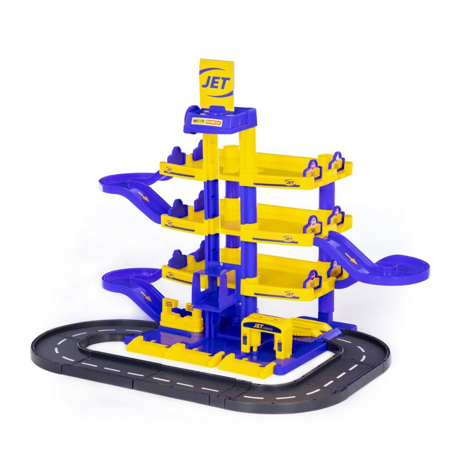 Паркинг "JET" 4-уровневый с дорогой (в коробке)