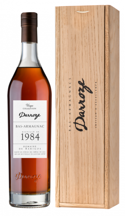 Bas-Armagnac Darroze Unique Collection in wooden giftbox, 0.7 л., 1984 г.