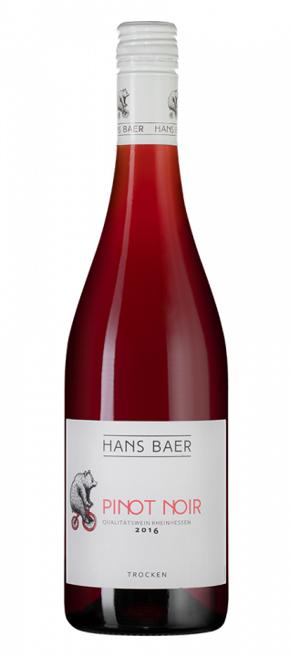 Hans Baer Pinot Noir, 0.75 л., 2016 г.