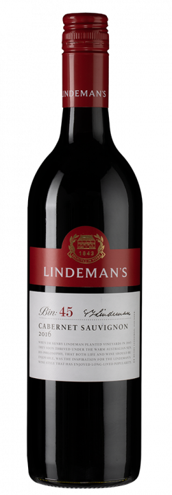 Bin 45 Cabernet Sauvignon, 0.75 л., 2016 г.