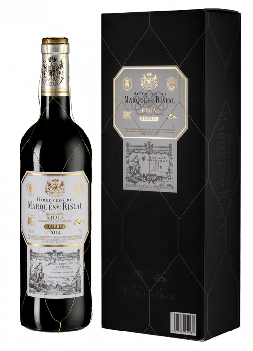 Marques de Riscal Reserva, 0.75 л., 2014 г.